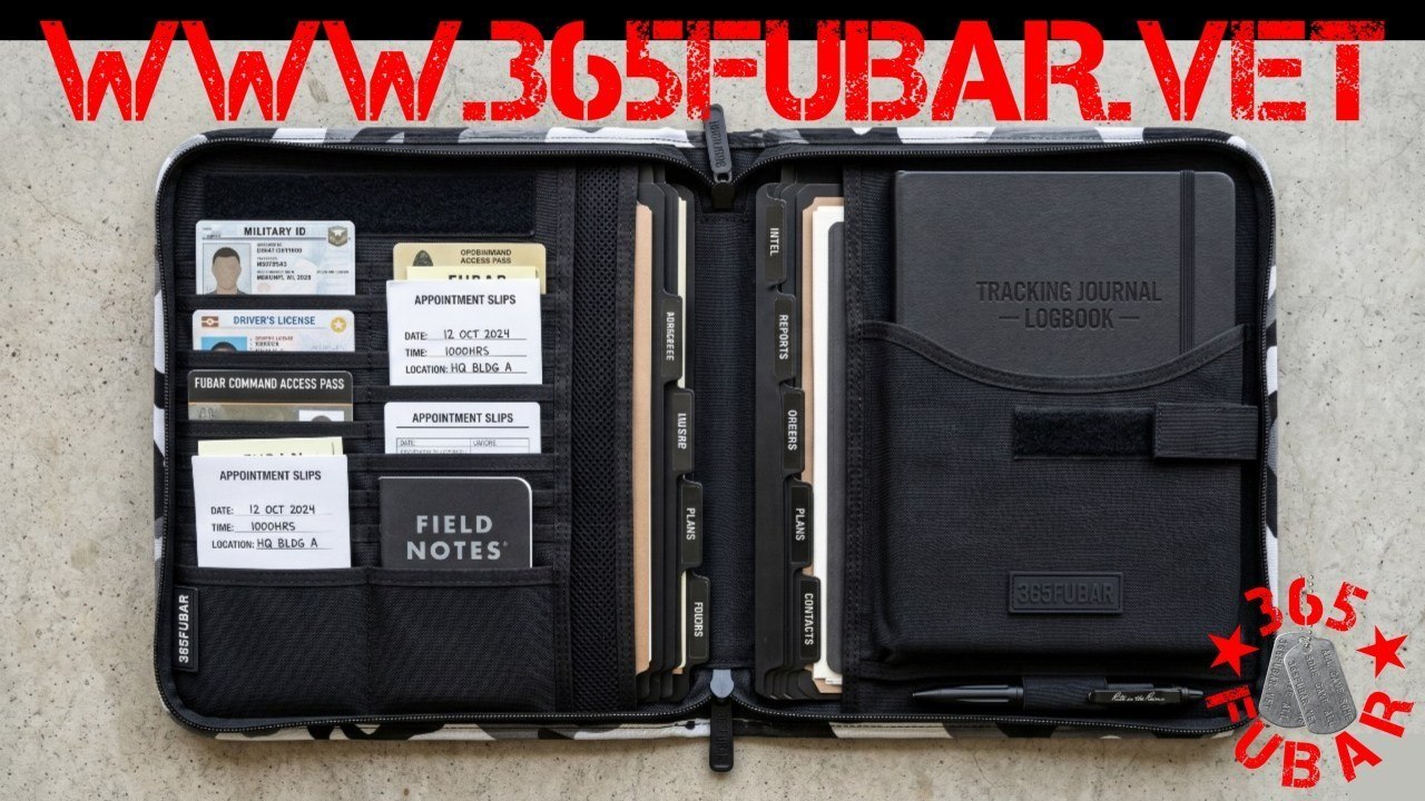 365FUBAR Command Folio open organizer